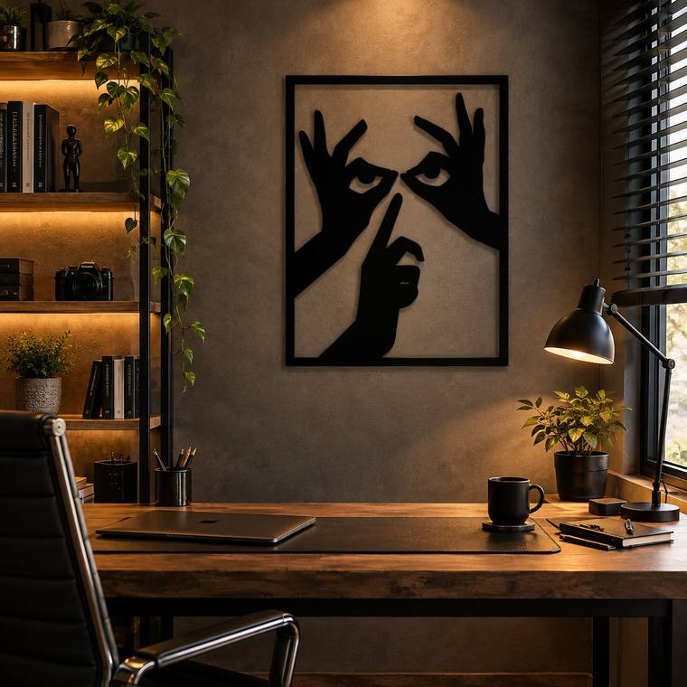 Manos, decoración de pared en MDF