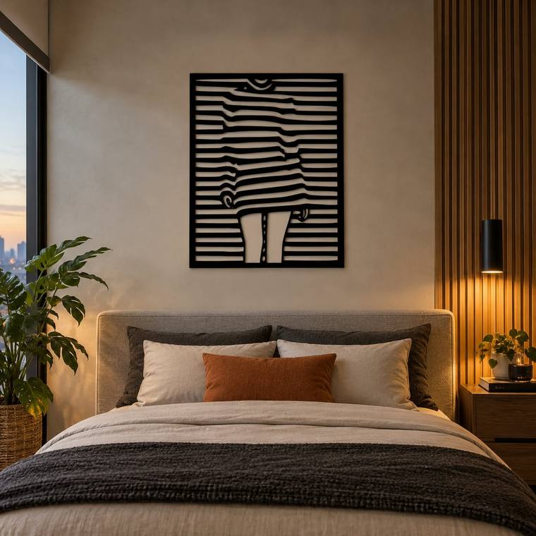 Moda, decoración de pared en MDF